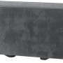 Deroma Millennium Pflanzkasten, 59x25x25 cm, Anthrazit, aus robustem Kunststoff mit Wasserreservoir.