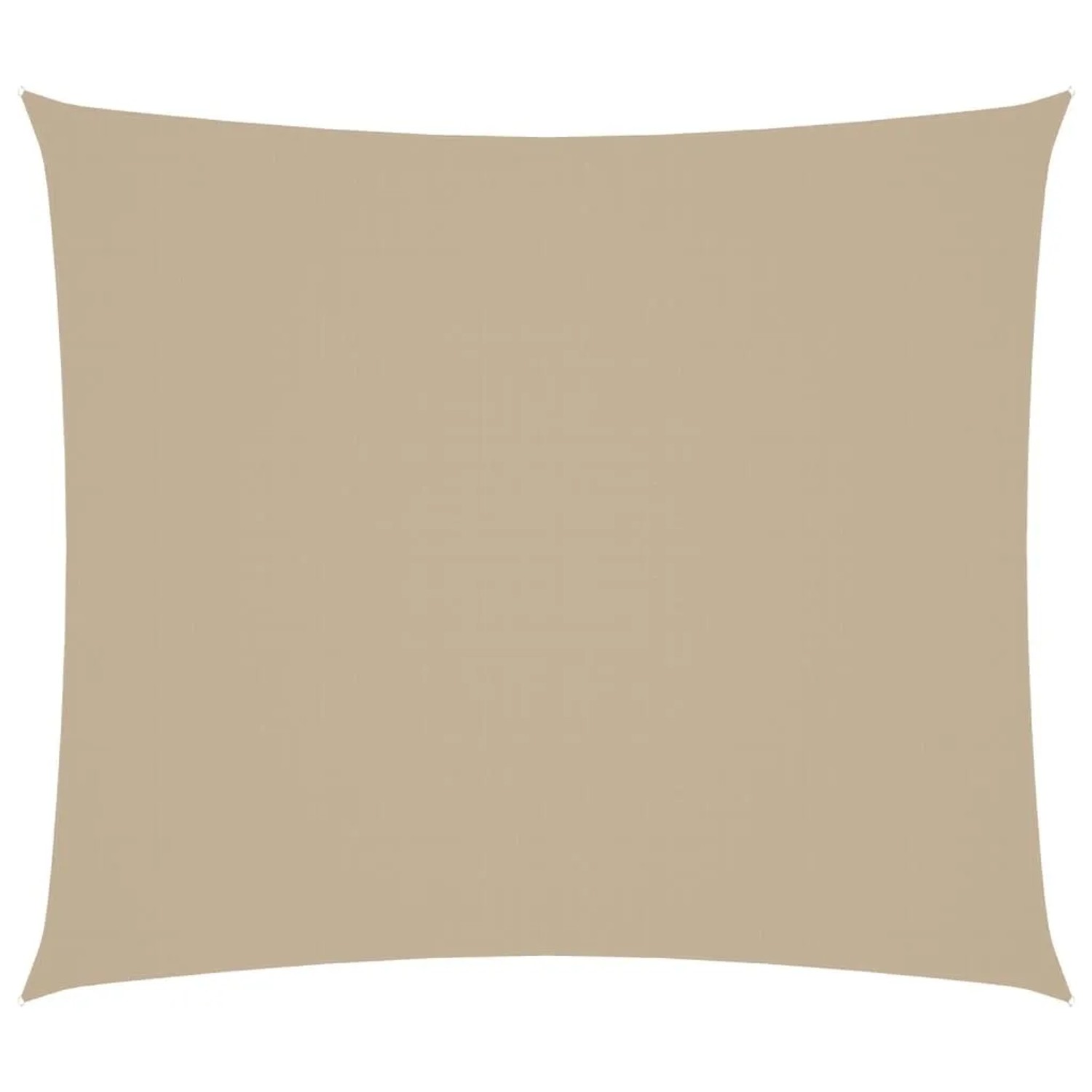 vidaXL Sonnensegel Oxford-Gewebe Rechteckig 2,5x3 m Beige 135150