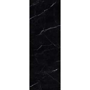 Decoflooring SPC-Wandpaneel 260 cm x 90 cm Marmor Schwarz