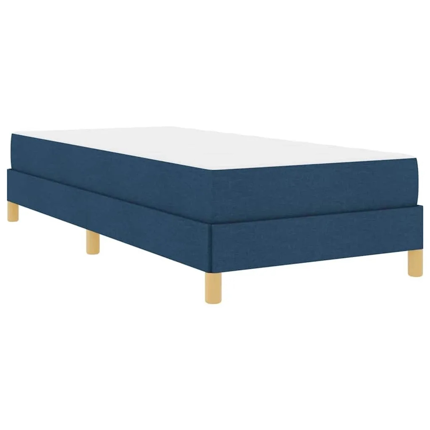 vidaXL Boxspringbett Blau 90 x 200 cm Stoff 3398541 günstig online kaufen