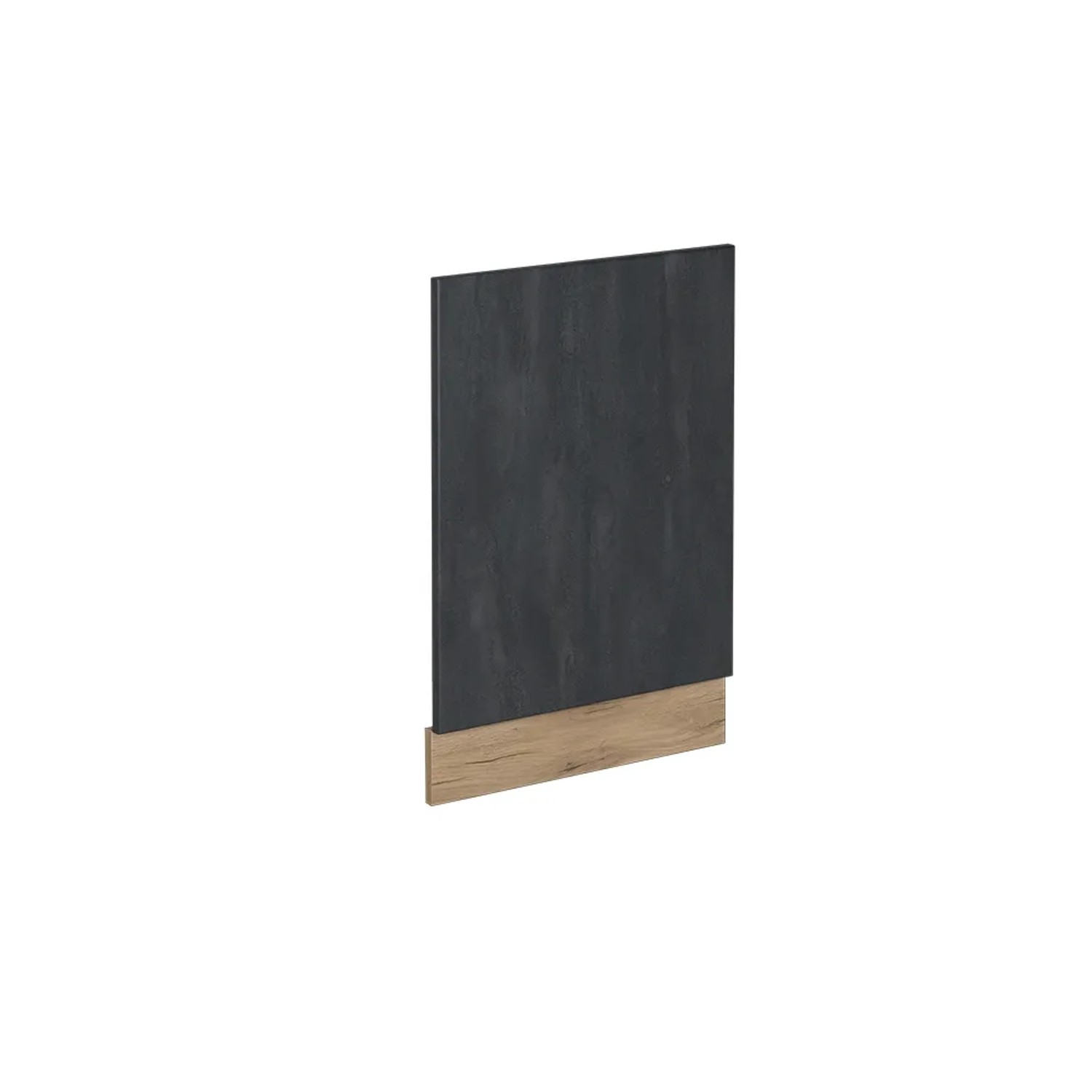 Vicco Frontblende R-Line Schwarz Beton/Goldkraft Eiche 45 cm ohne Arbeitsplatte
