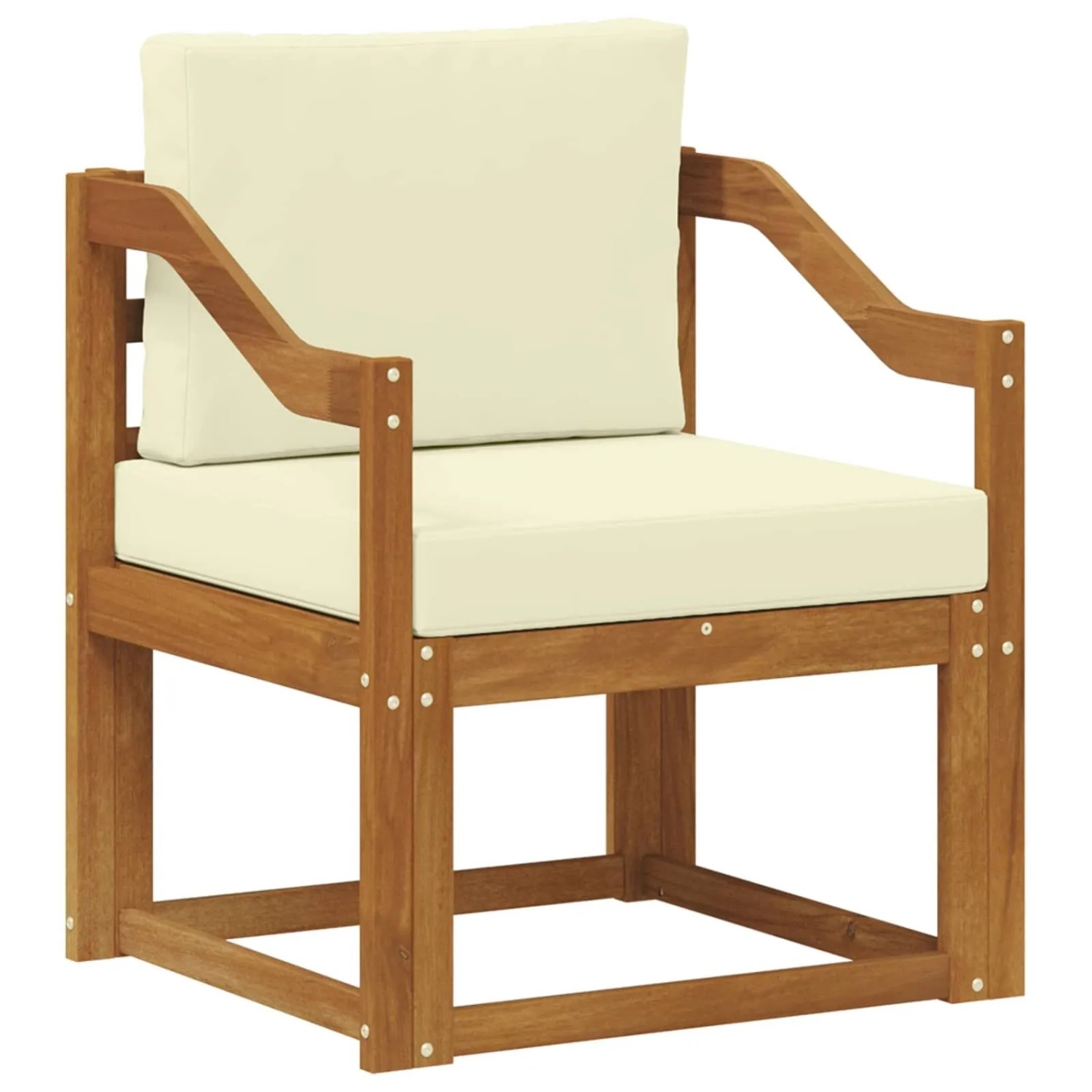 vidaXL Outdoor-Sofagarnitur Massives Akazienholz und Polyester 3436247