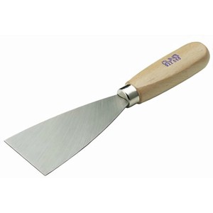 Jung Malerspachtel, 50mm, mit Holzgriff für Ausbesserungs- und Vorbereitungsmalerarbeiten.