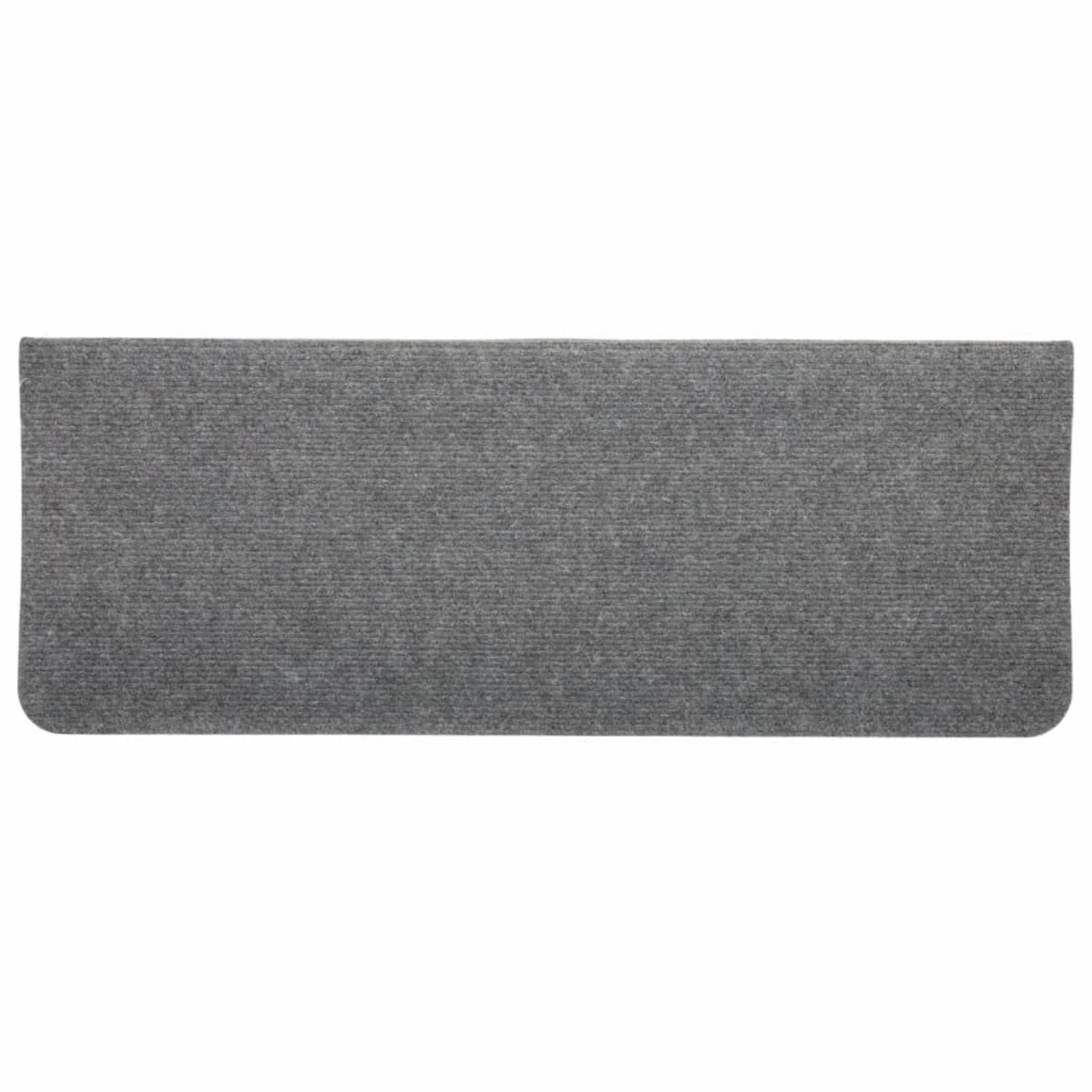 Graue VidaXL Stufenmatte, selbstklebend, 65x24,5 cm, 15er Set für Treppen.