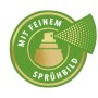 Symbol: Compo Blattglanz mit feinem Sprühbild für Pflanzenstärkung.