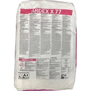 Sack Ardex Microtec Flexkleber X 77, flexibler Fliesenkleber für Innen- und Außenbereich.