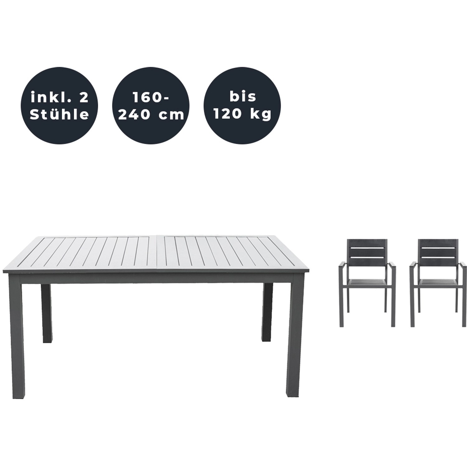Home Deluxe Sitzgruppe Casa Madera 2-tlg. günstig online kaufen