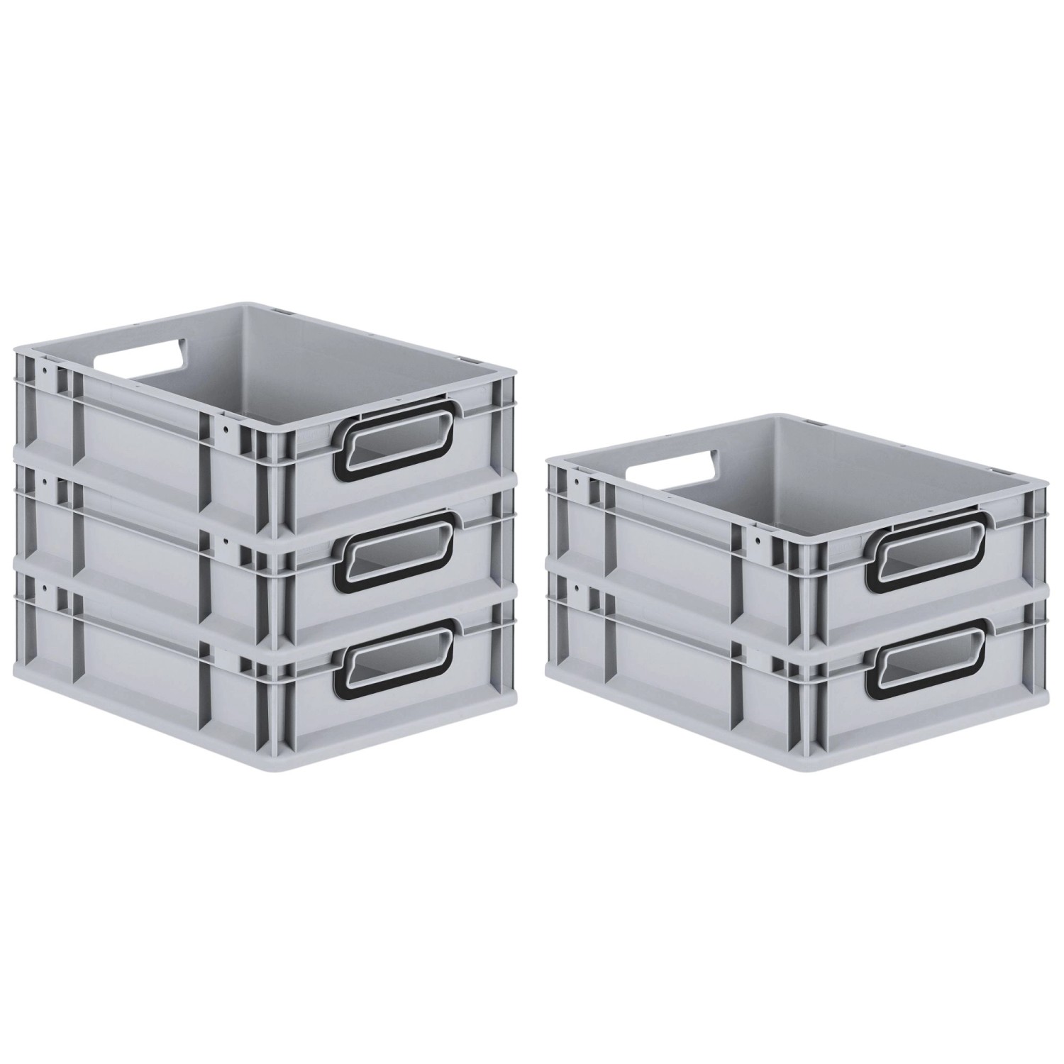PROREGAL SparSet 5x Eurobox Nextgen Color HxBxT 12x30x40cm 11 Liter Griffe günstig online kaufen