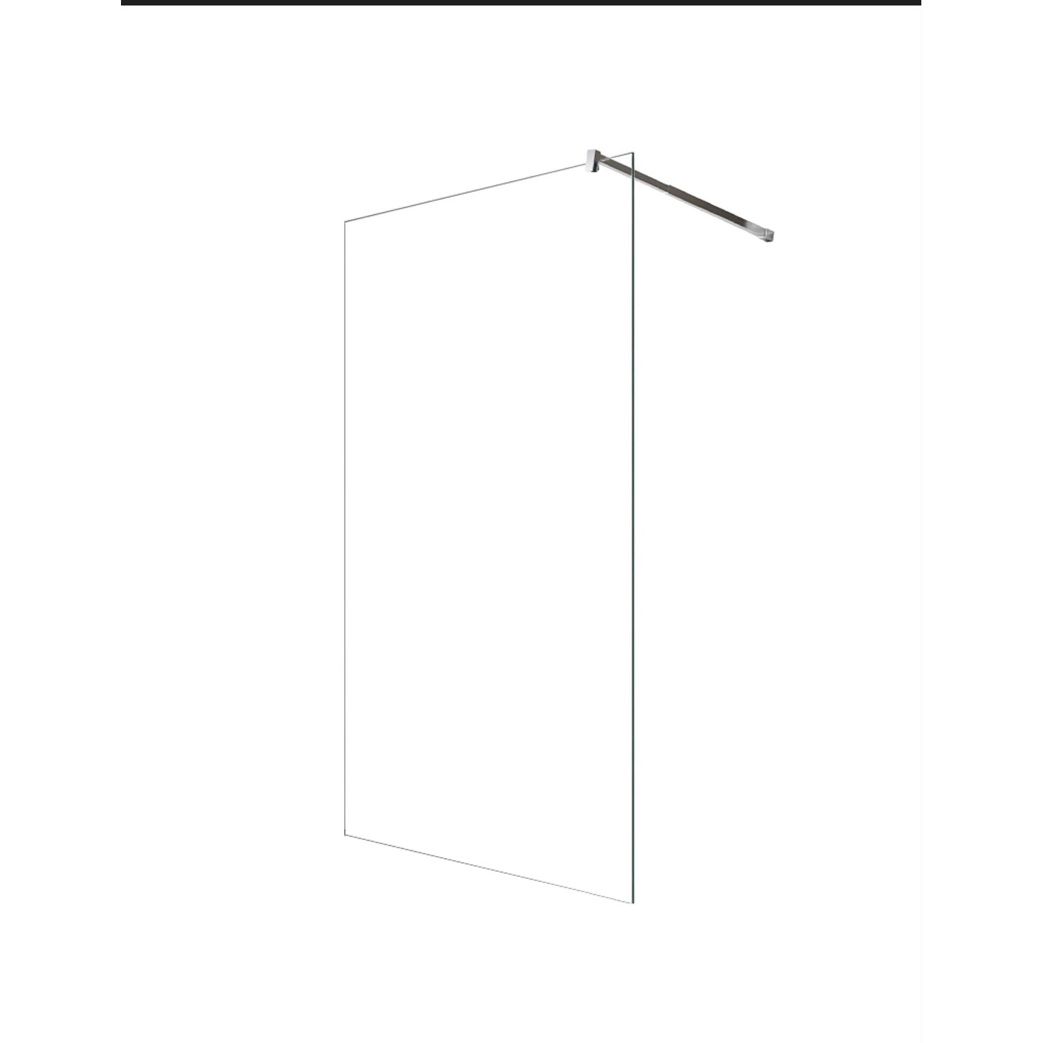 Glaszentrum Hagen 78x200cm Walk in Duschabtrennung Dusche günstig online kaufen