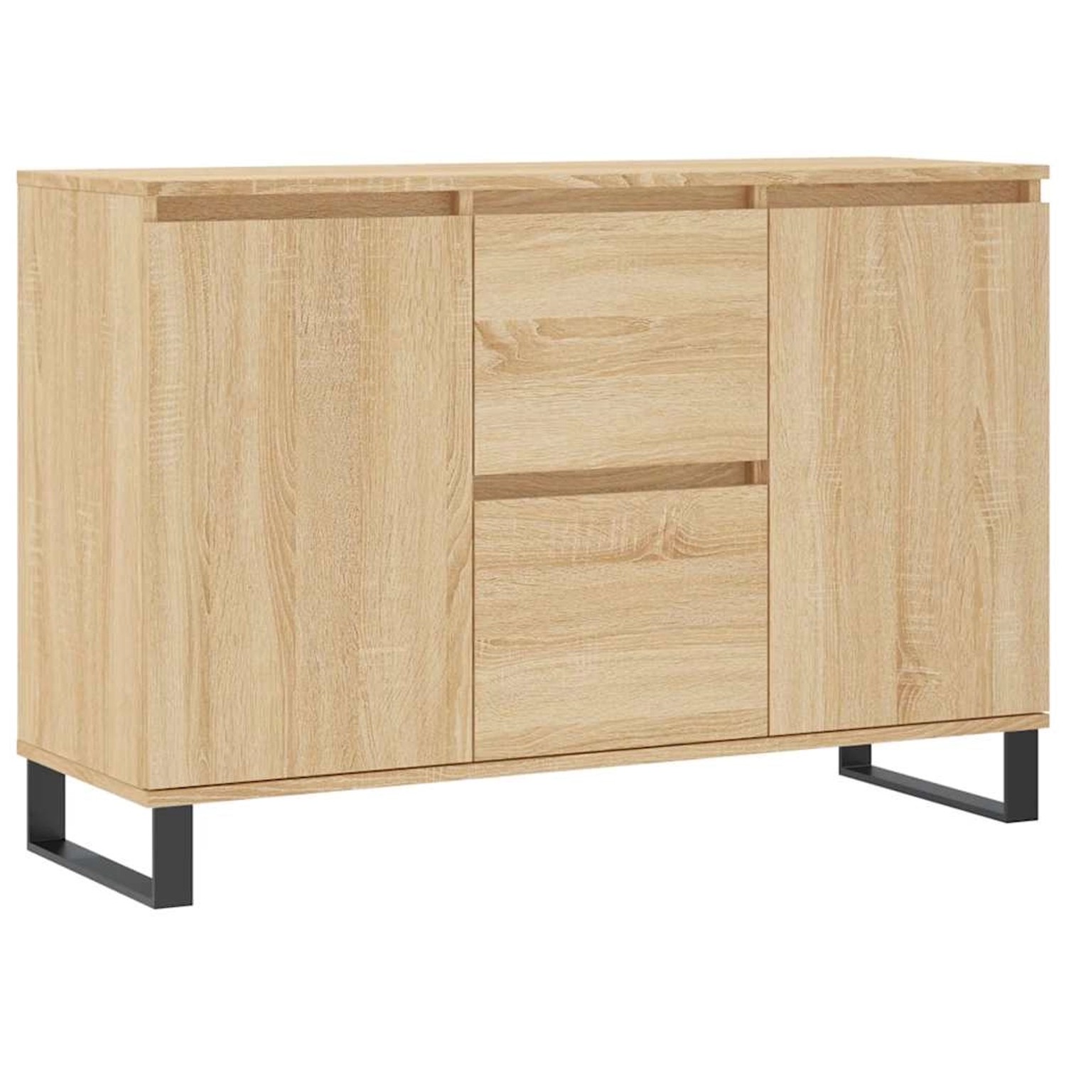 vidaXL Sideboard Sonoma-Eiche 101,5x35x70 cm Holzwerkstoff 827215 günstig online kaufen