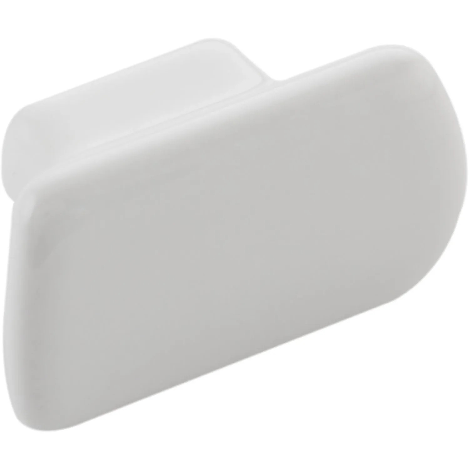 Furnipart Möbelknopf Vanilla La 16 mm Breite 49,5 mm Keramik Weiß