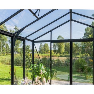 Bloomcabin Premium-Qualität Gewächshaus Klassik mit Kleinem Integriertem Stauraum GHCSS9