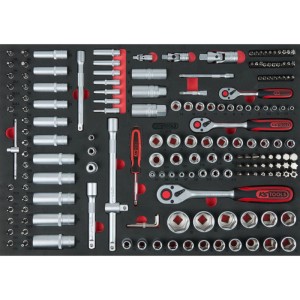 KS TOOLS 1 4 Zoll+3 8 Zoll+1 2 Zoll Steckschlüssel Satz 179Tlg In 1 1 Systemeinlage 711 0179