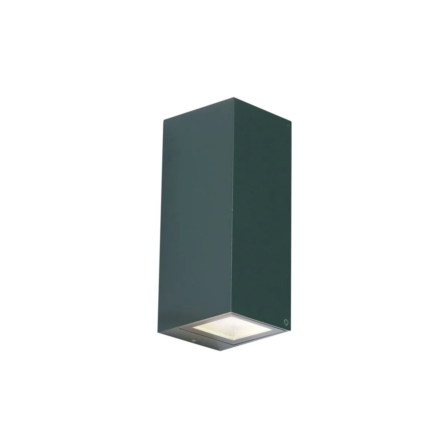 Qazqa Moderne Wandleuchte DunkelGrün 2 Flammig GU10 70mm IP54 Baleno