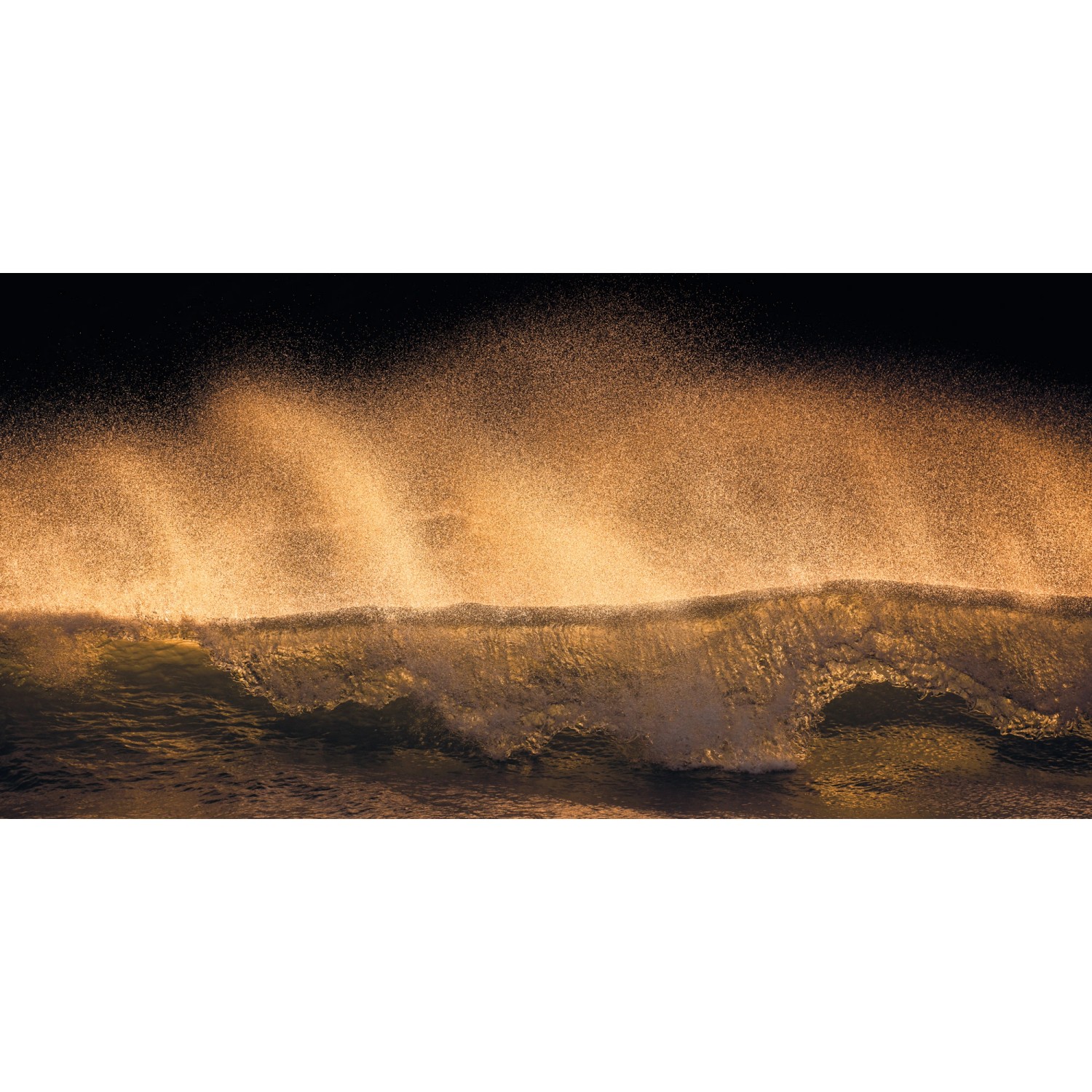 Komar Vliestapete »Golden Wave«, 200x100 cm (Breite x Höhe), Vliestapete, 1 günstig online kaufen