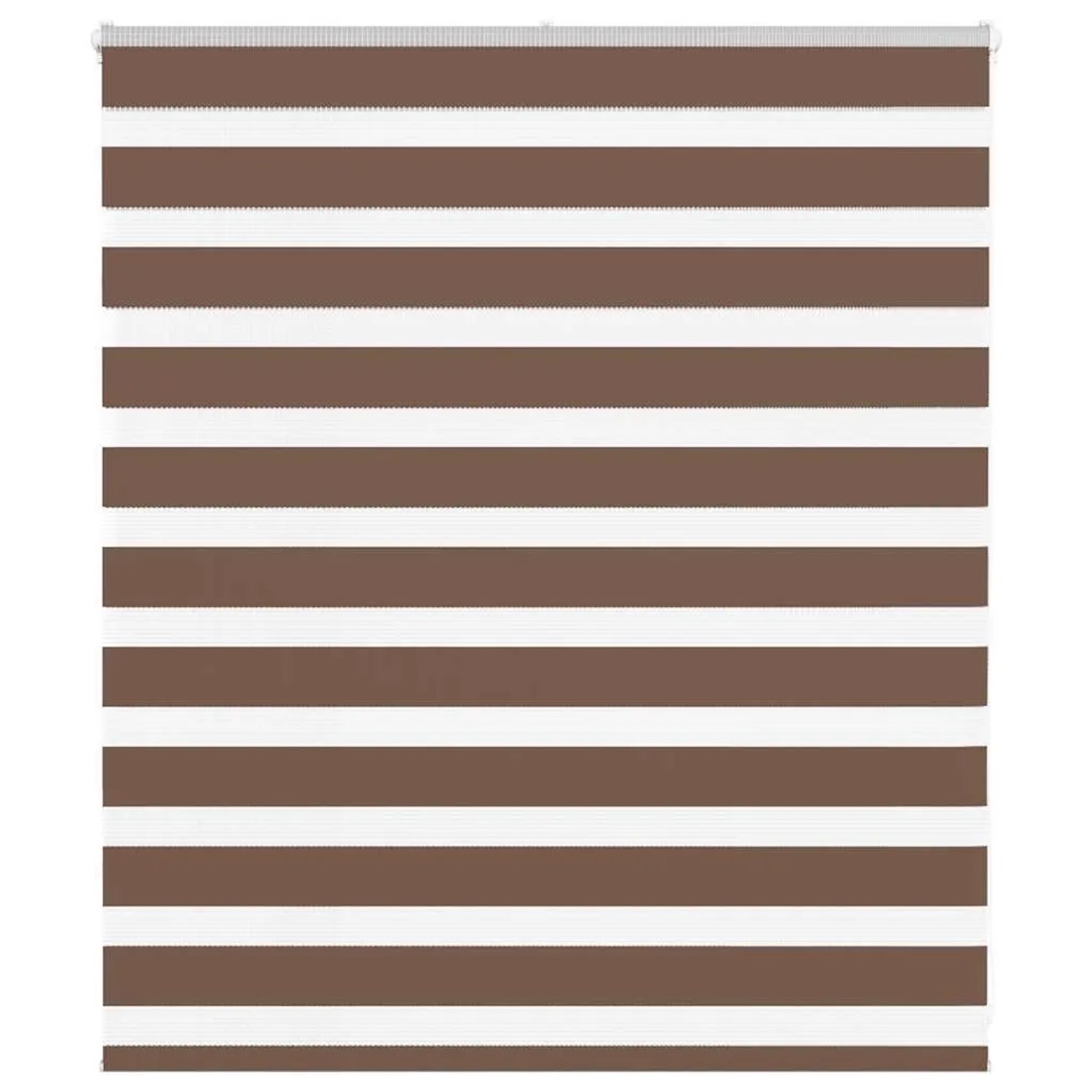 vidaXL Doppelrollo Braun 120x100 cm Stoffbreite 115,9 cm Polyester 4014317 günstig online kaufen