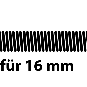 Kirchhoff Außenbiegefeder, 16 mm, für Mehrschichtverbundrohre zum Biegen ohne Abflachen.