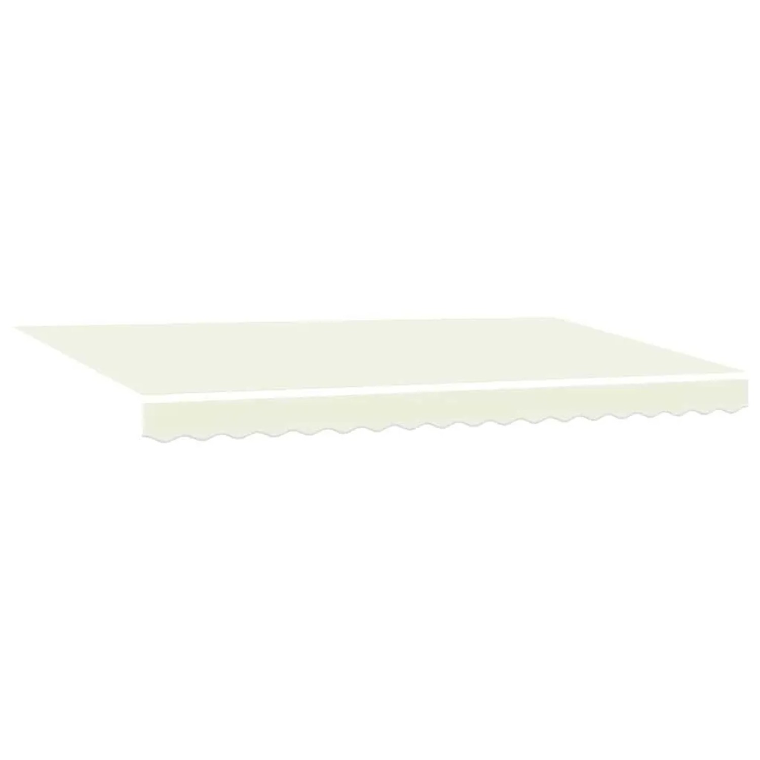 Furnicato Markisenersatzstoff Creme 4 X 2 M Polyester