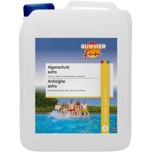 Summer Fun Algezid 5l: Algenbekämpfung für Pools, schaumfrei für klares Wasser.