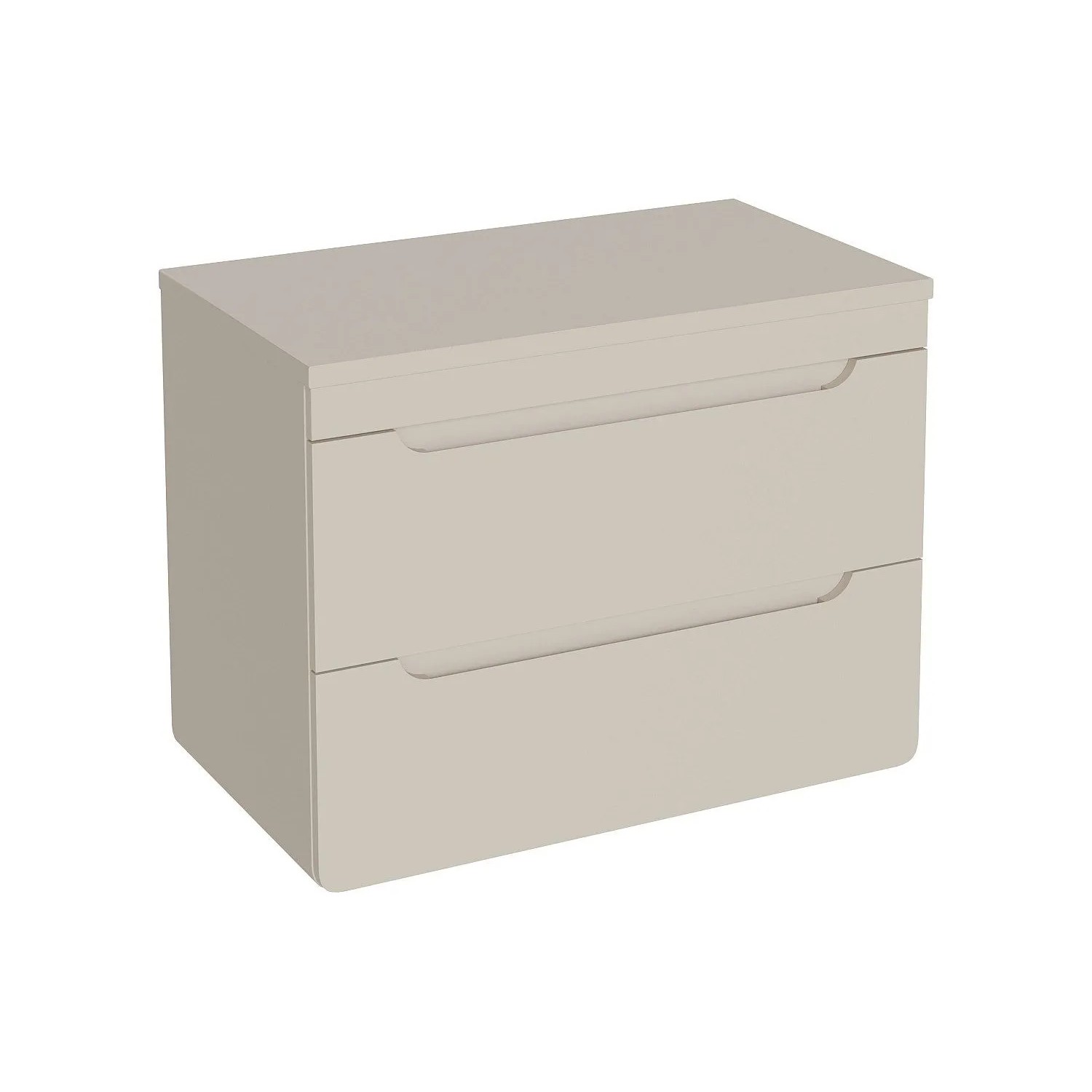 Vente-unique Waschbeckenunterschrank Aruba Beige 80 cm