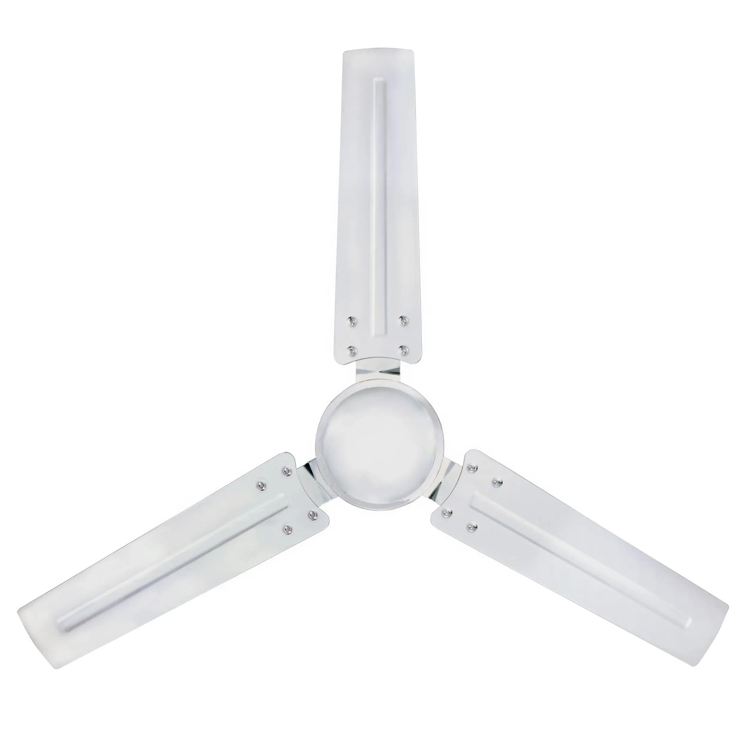 WESTINGHOUSE Deckenventilator Industrial, 122 cm, Chrom, mit 3 Flügeln und Wandschalter.