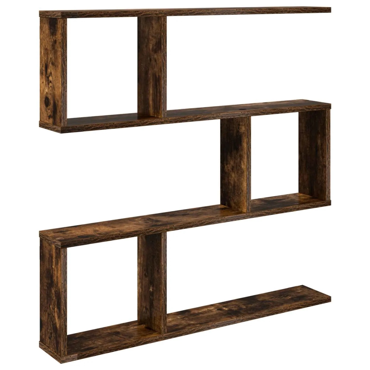 vidaXL Wandregal Raucheiche 80 x 12 x 79,5 cm Holzwerkstoff 8012280