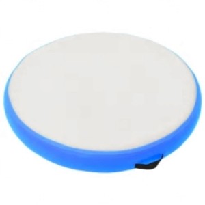 Blaue vidaXL Gymnastikmatte, aufblasbar, 100x100x20 cm, für Sport & Fitness.