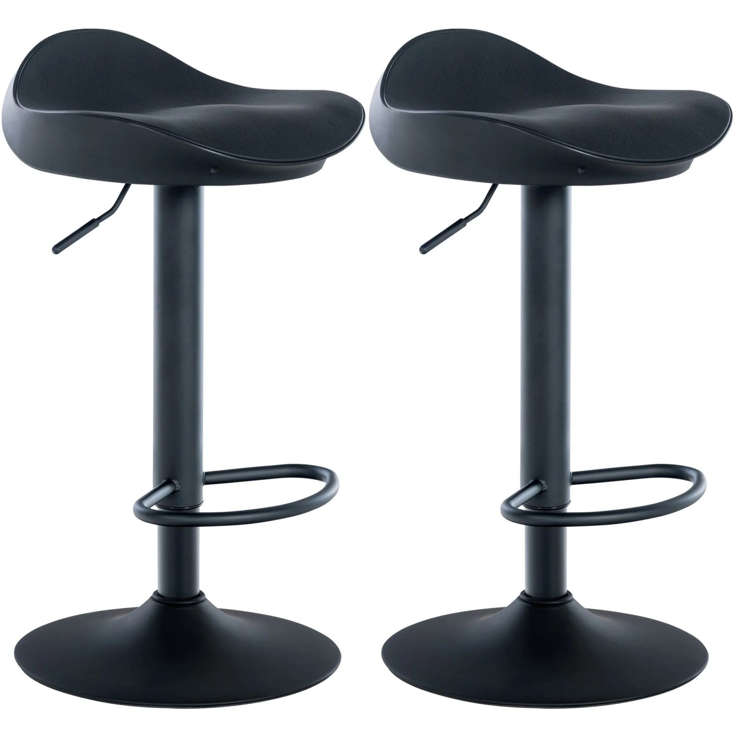 CLP 2er Set Barhocker Alisson Schwarz