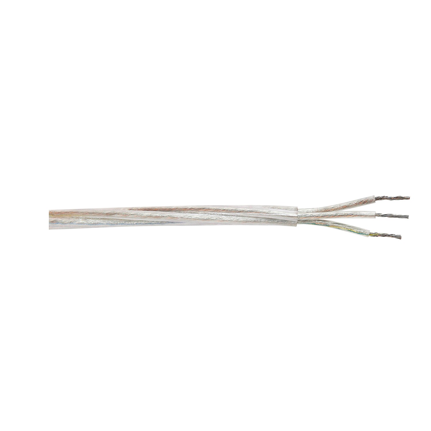 Schlauchleitung H03VV-F 3 x 0,75 Transparent 5 m