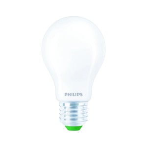 Matte Philips LED E27 Glühbirne, 4W, 840 Lumen. Energiesparendes Leuchtmittel in Standardform.