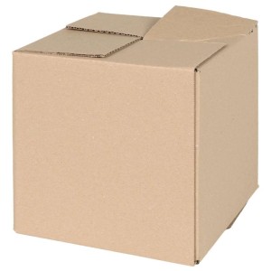 vidaXL Faltbox mit Speicher 50 Stk Natur 20 x 20 x 20 cm Karton 4106564