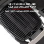 Detailaufnahme: Porzellanemaillierter Guss-Grillrost des Weber Gasgrills Q1200N.
