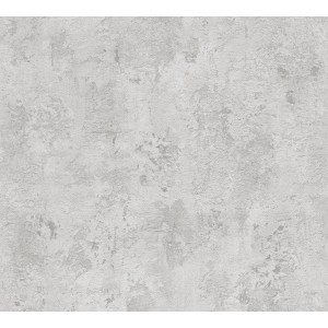 A.S. Création Vliestapete in Betonoptik, grau-weiß. Dekorative Tapete mit strukturierter Oberfläche.