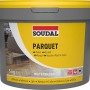Eimer Soudal Parkettkleber 68A, 5 kg, lösemittelfrei, für die Verklebung von Parkett.