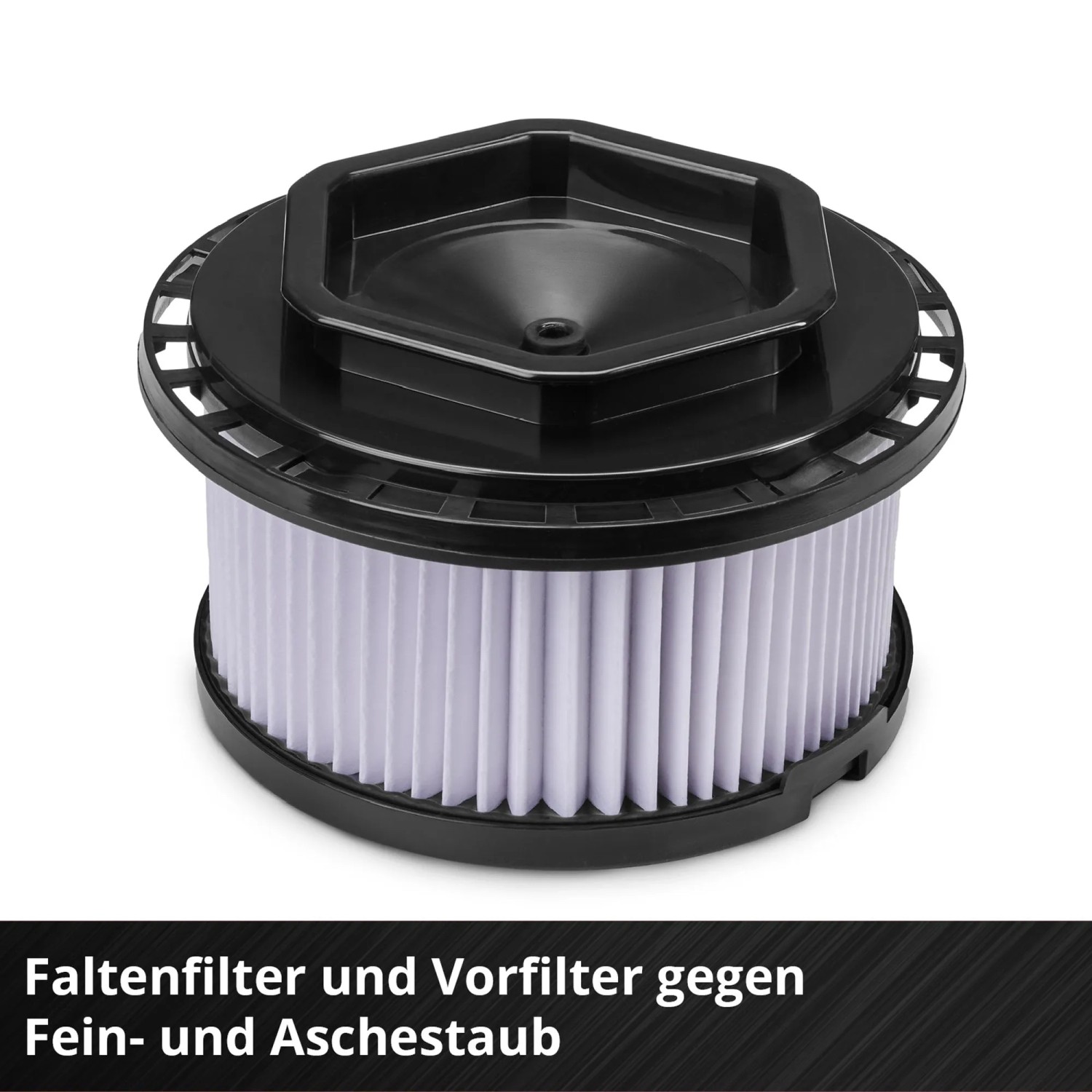 Faltenfilter für Einhell Aschesauger TC-AV 1830 D, Filter für Aschestaub.
