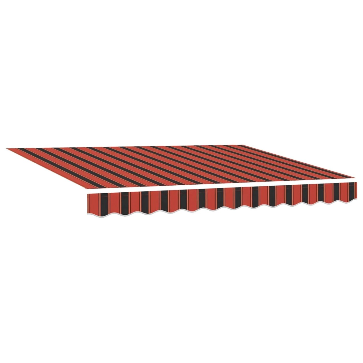 vidaXL Einziehbare Markise Orange und Braun 300 x 250 cm 3329941