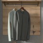 Inn.Furn Garderobenpaneel Shawn in Evoke Eiche, 90cm breit, mit Ablage, Stange und Haken.