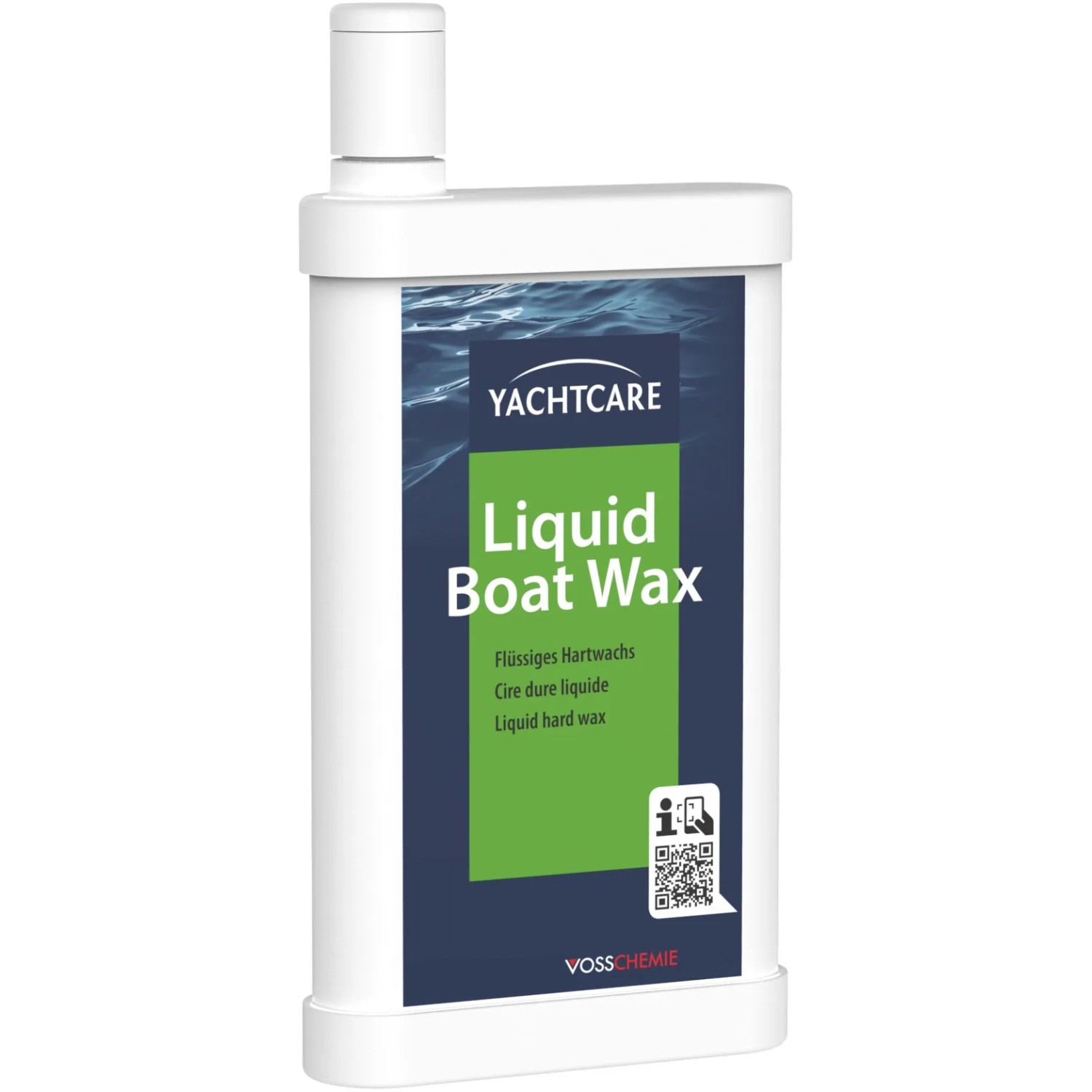 Yachtcare Flüssiges Hartwachs, 500ml Flasche für Bootslack-Versiegelung.
