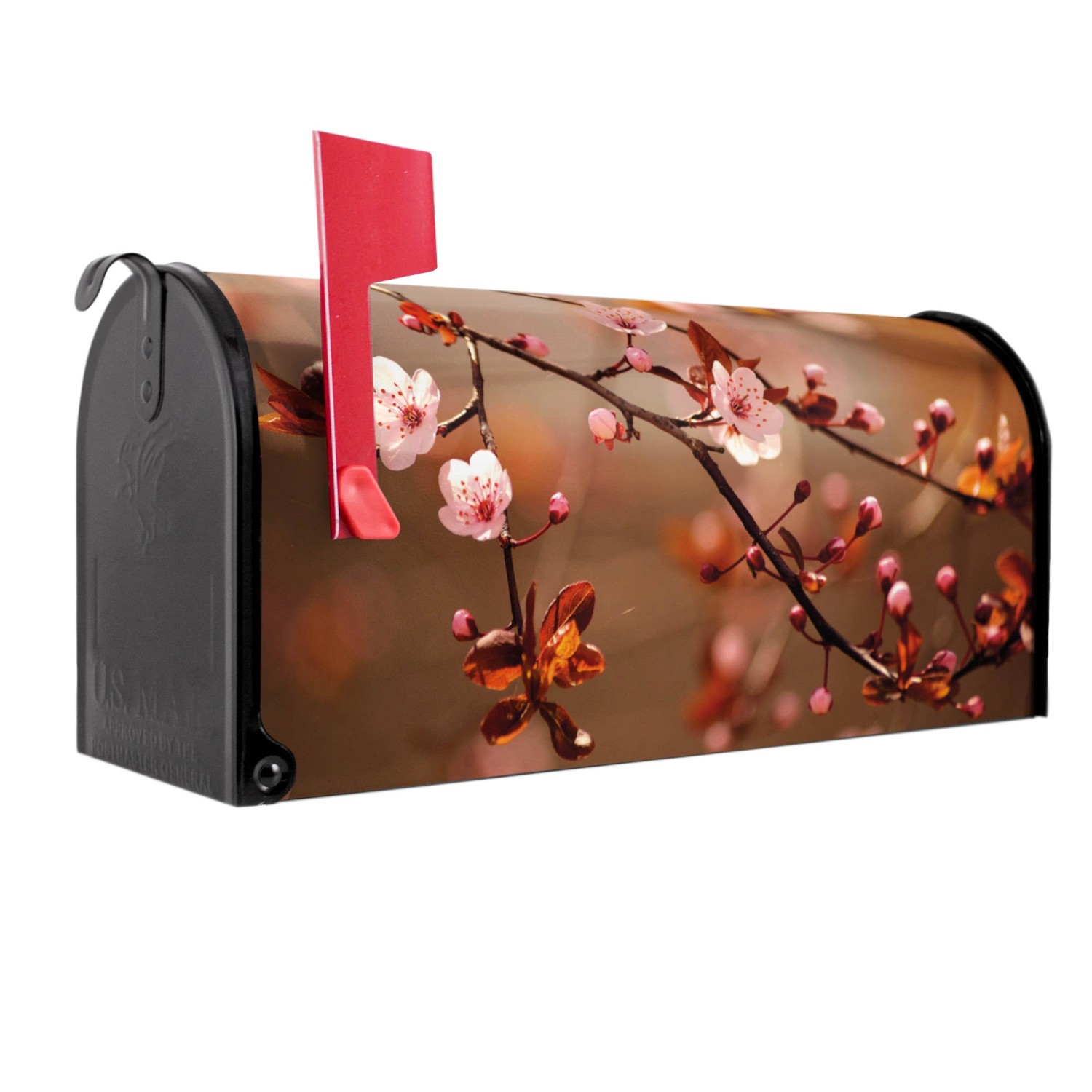 Banjado Amerikanischer Briefkasten Schwarz 48x22x16cm US Mailbox Letterbox günstig online kaufen