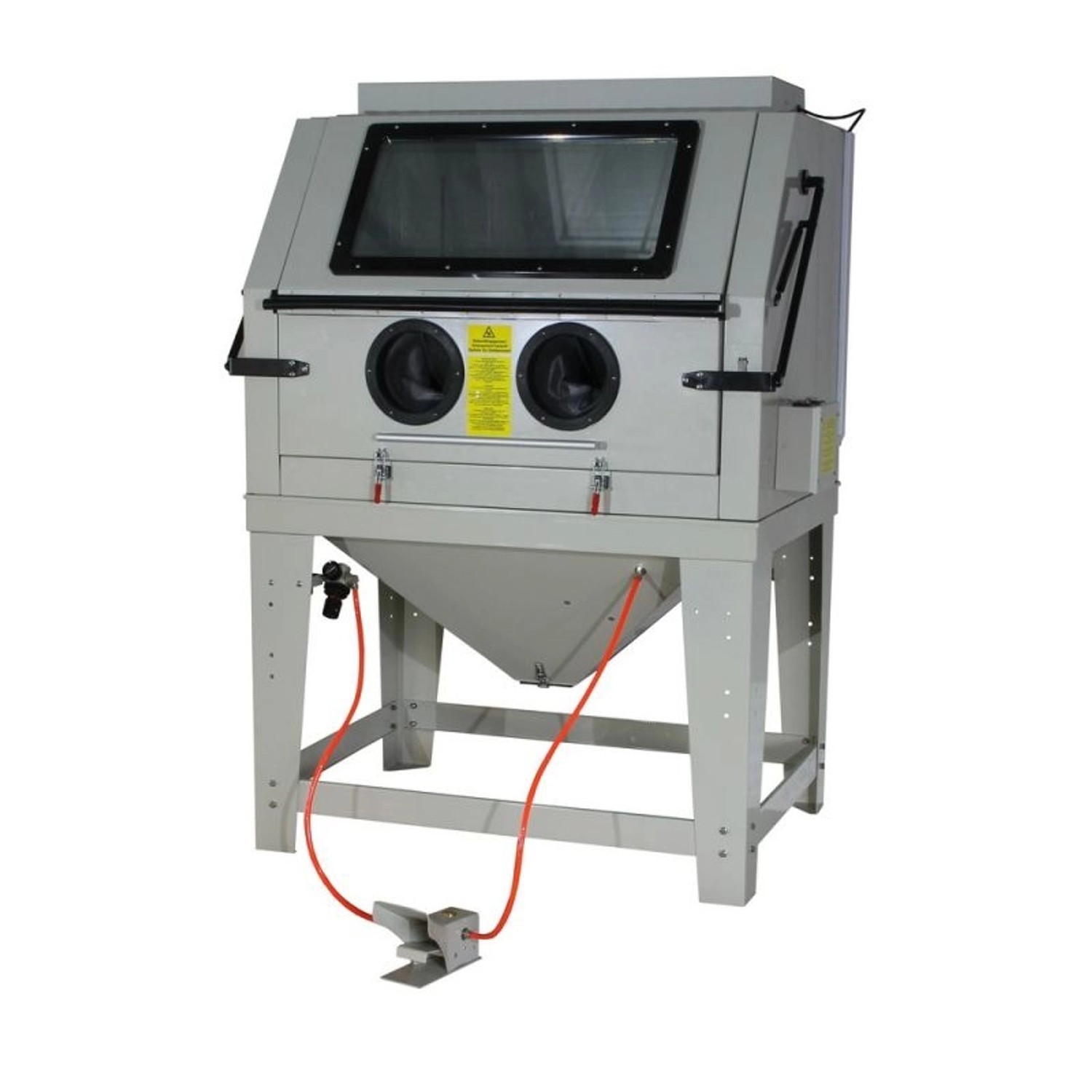 DeTec. Sandstrahlkabine 990l Sandstrahlgerät Mit Fußpedal Sandstrahler 990 günstig online kaufen