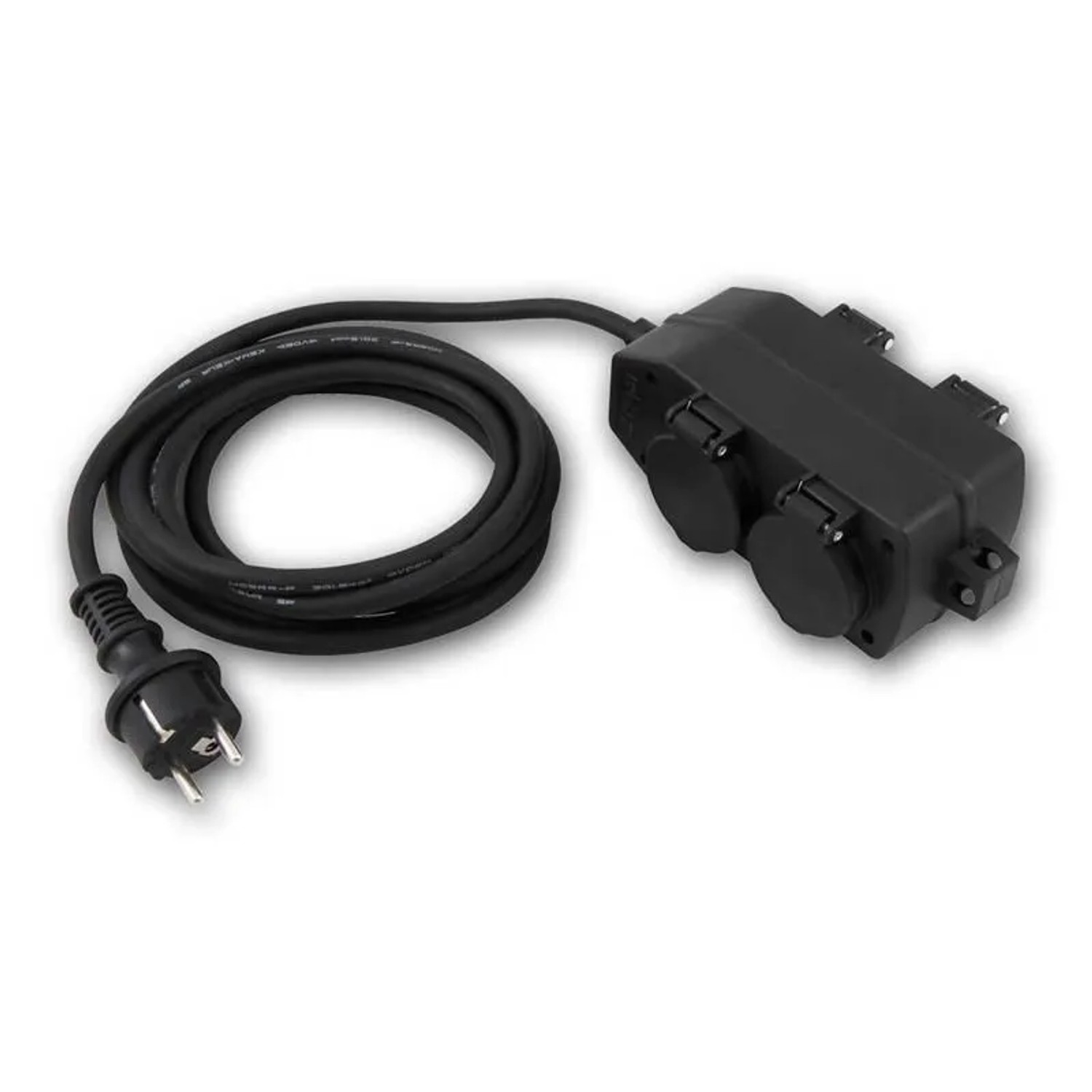 McPower 4-fach Steckdosenblock für Außen IP44 3m Kabel