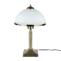 EASYLIGHT Tischlampe Glas Metall 50 cm Hoch In Messing Antik E27 Jugendstil