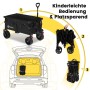 Sekey XXL Bollerwagen, faltbar, schwarz, 150L. Camping Bollerwagen mit Bremsen und einfacher Faltmechanismus.