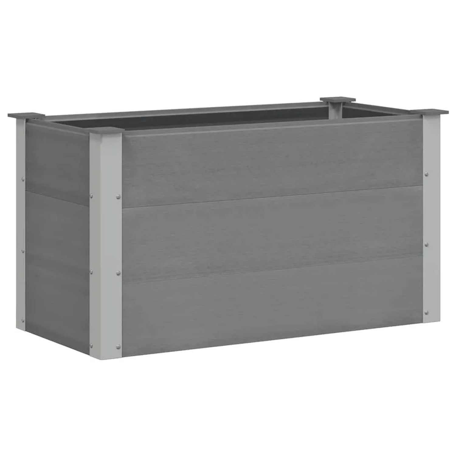 vidaXL Garten-Hochbeet WPC 100 x 50 x 54 cm Grau 43603