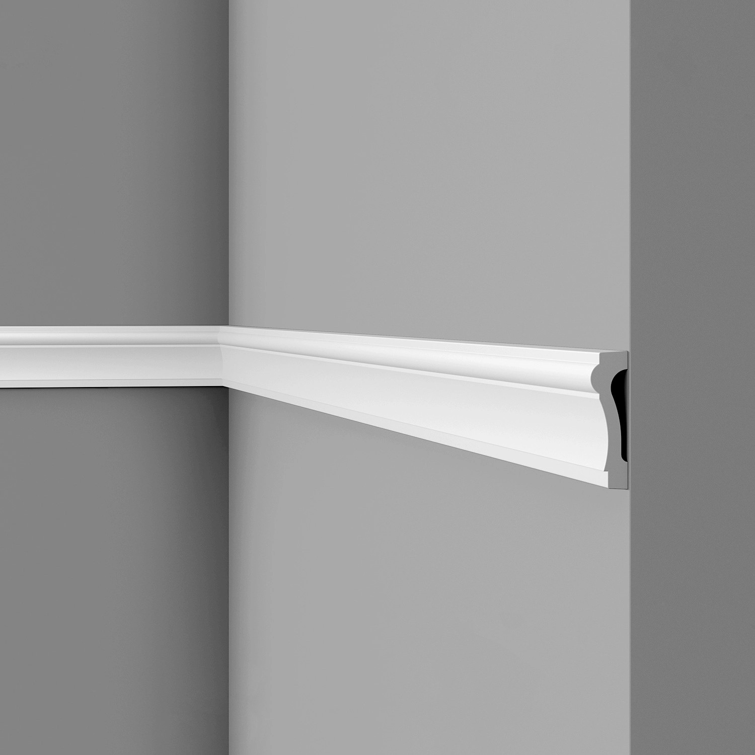 NOEL & MARQUET NMC WL6-2200-Box Türumrandung, 20 weiße Wandleisten (44 m) im Set.