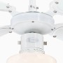 Weißer Westinghouse Deckenventilator Portland Ambiance mit Beleuchtung, 90 cm.