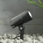 Moderner Lucande LED Daja Außenstrahler aus Aluminium, alufarben, 1-flammig.