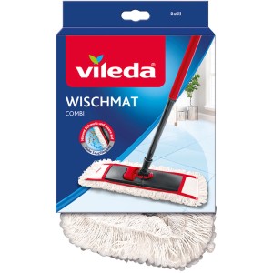 Vileda Combi Ersatz-Wischbezug für Reinigungsgeräte, mit Schlingen und Mikrofasern.