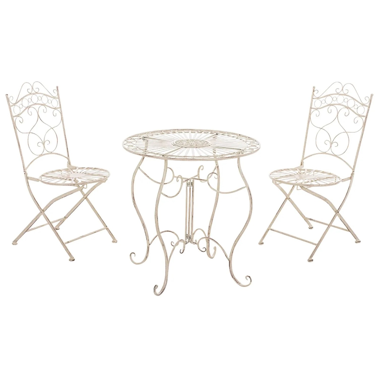 CLP Sitzgruppe Indra Antik-Creme