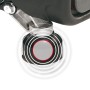 Detailaufnahme: Schwingungsdämpfer am Einhell Notstromaggregat TC-PG 10 E5.
